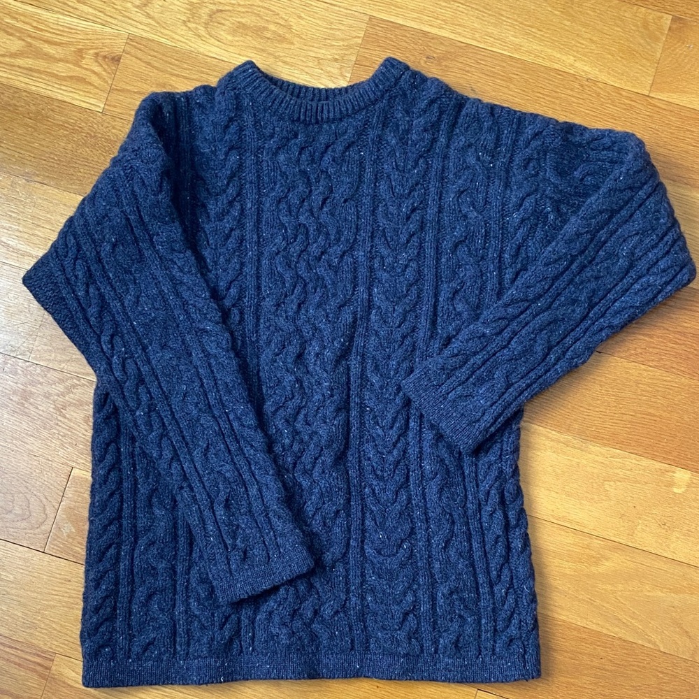 Vintage Wool Fisherman Sweater